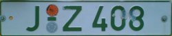 grünes Kennzeichen